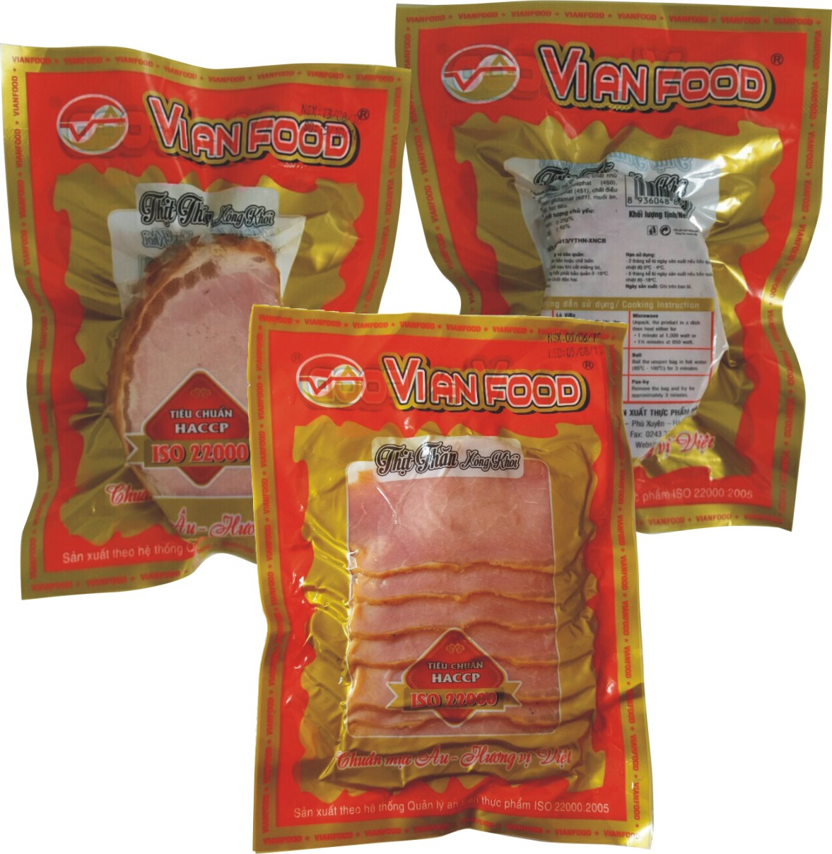 Thịt thăn xông khói 200gr